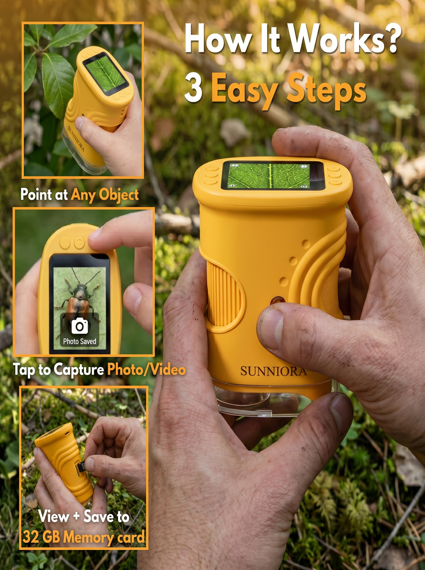 SUNNIORA™ 1000X Digital Microscope