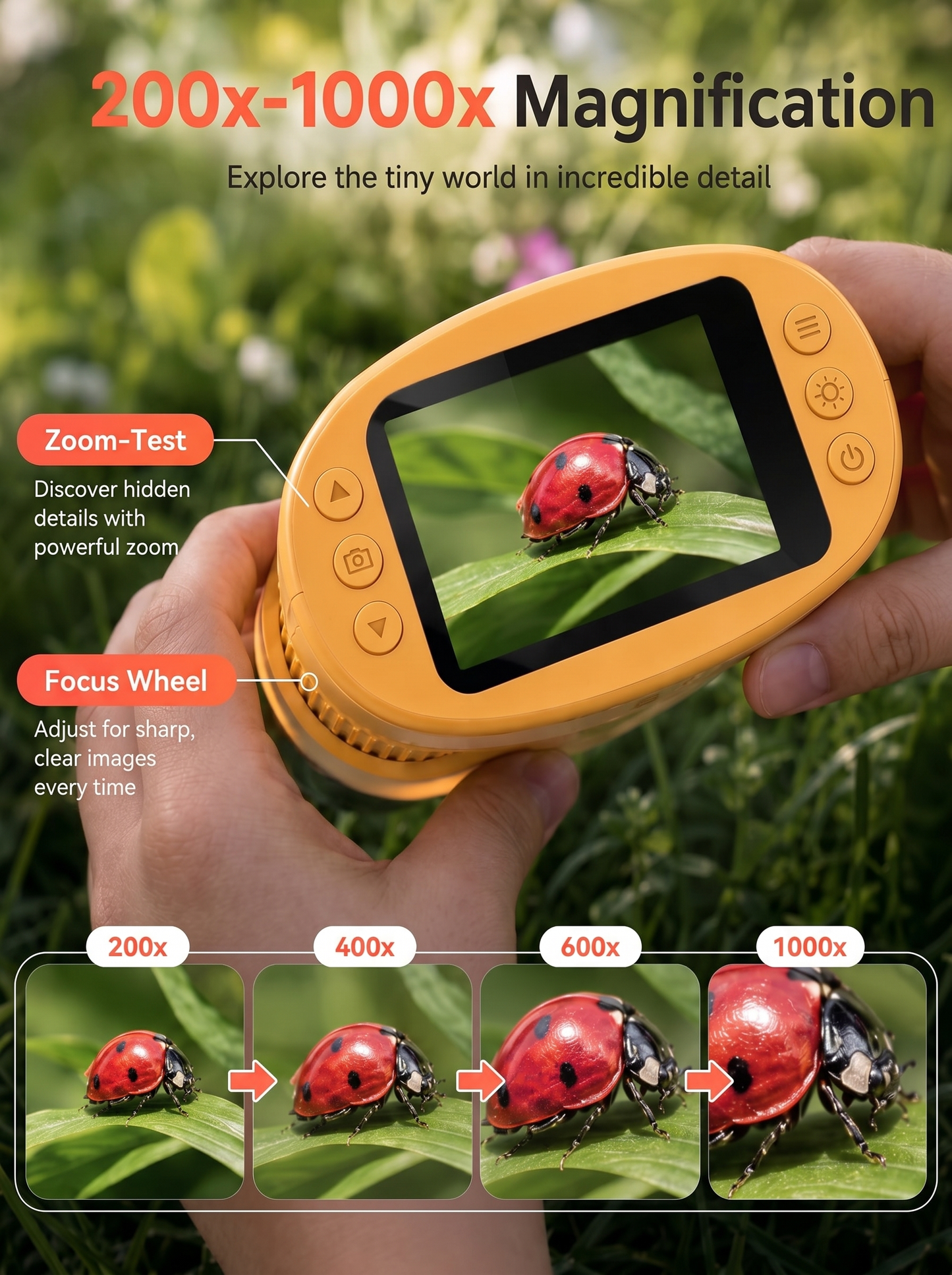 SUNNIORA™ 1000X Digital Microscope